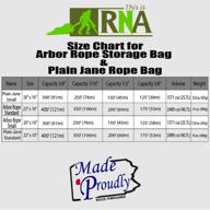 🧗 waterproof arbor rope storage bag - ideal for rock and tree climbing, arborist gear, bucket style backpack, durable nylon material logo