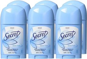 img 1 attached to 🚿 Shower Fresh Secret Solid Antiperspirant Deodorant - 1.7 oz (6-Pack)