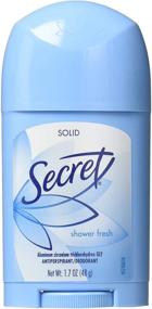 img 2 attached to 🚿 Shower Fresh Secret Solid Antiperspirant Deodorant - 1.7 oz (6-Pack)