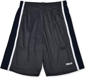 img 1 attached to 🏀 3-пакет шортов для мальчиков в баскетболе - высокопроизводительные атлетические шорты для мальчиков