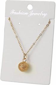 img 2 attached to Fashion Hip Hop Basketball Necklace Circular