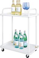 🍾 enhance your hosting experience with the idesign arlo rolling bar cart logo