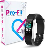 pro-fit smart veryfitpro fitness tracker: ip68 waterproof activity tracker with heart rate and sleep monitor (id115 pro) логотип