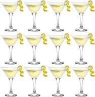 🍸 stylish epure milano 12-piece martini glass set for classic cocktails & martinis – 6 oz stemmed glassware логотип