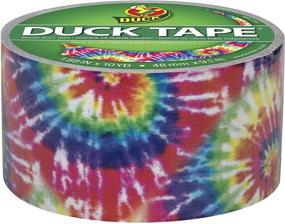 img 3 attached to 🦆 Duck 283268 Love Tie Dye Duct Tape - Vibrant & Fun Prints for Crafts and Repairs!