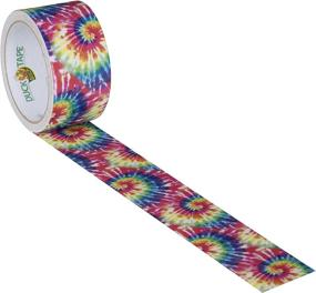 img 2 attached to 🦆 Duck 283268 Love Tie Dye Duct Tape - Vibrant & Fun Prints for Crafts and Repairs!