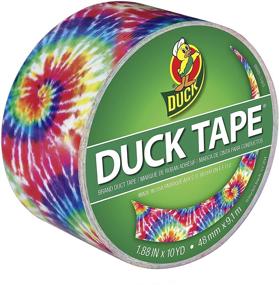 img 4 attached to 🦆 Duck 283268 Love Tie Dye Duct Tape - Vibrant & Fun Prints for Crafts and Repairs!