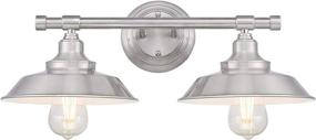 img 4 attached to 🏮 Vintage Iron Hill Indoor Wall Sconce: Westinghouse Lighting 6110300, Brushed Nickel Finish