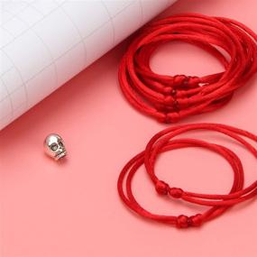 img 3 attached to 🔴 Coolrunner Lot - Empower Yourself with 12 Kabbalah Red String Bracelets: Evoking Protection, Charm, and Style (Red 12)