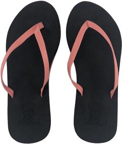 img 3 attached to 🩴 Top-rated Women's Yoga Foam Flip Flops: Arch Support Thong Sandals for Non-Slip Comfort