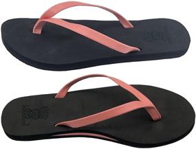 img 2 attached to 🩴 Top-rated Women's Yoga Foam Flip Flops: Arch Support Thong Sandals for Non-Slip Comfort