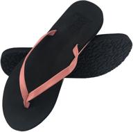 🩴 top-rated women's yoga foam flip flops: arch support thong sandals for non-slip comfort logo