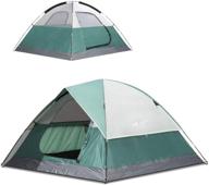 🏕️ semoo 3-4 person dome family camping tent: waterproof, foldable, lightweight, with carry bag - perfect for outdoor use логотип