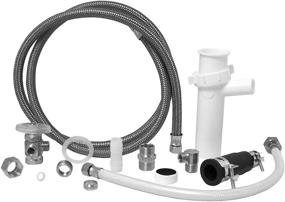 img 1 attached to 🔧 Plumbcraft 7027700LF Dishwasher Installation Kit in White - Compatible with Most Dishwashers