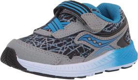 img 4 attached to 👟 Boys' Silver Orange Green Saucony Sneaker Shoes