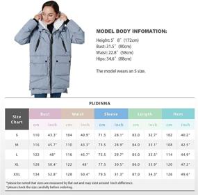 img 3 attached to Stay Warm and Stylish with PLIDINNA Womens Thickened Winter Hooded Coats, Jackets & Vests