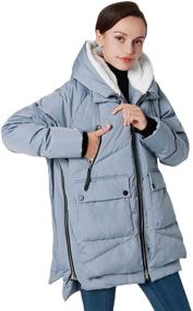 img 4 attached to Stay Warm and Stylish with PLIDINNA Womens Thickened Winter Hooded Coats, Jackets & Vests