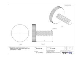 img 1 attached to 🔩 Ultimate Efficiency with Finish Knurled Length Threaded Fasteners