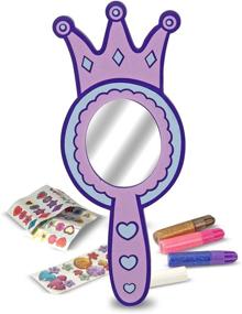 img 3 attached to 👑 Melissa & Doug Wooden Princess Arts & Crafts Set - Customizable Design