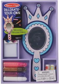 img 4 attached to 👑 Melissa & Doug Wooden Princess Arts & Crafts Set - Customizable Design