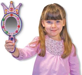 img 2 attached to 👑 Melissa & Doug Wooden Princess Arts & Crafts Set - Customizable Design