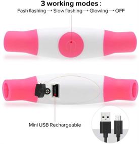 img 2 attached to 🐶 Illumifun LED Dog Collar: USB Rechargeable Glowing Necklace for Small, Medium, and Large Dogs