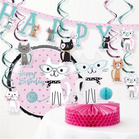 img 4 attached to Creative Converting Purr Fect Birthday Decorations