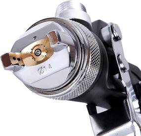 img 2 attached to 🔫 Cartman HVLP Gravity Feed Air Spray Gun H-827P, 20.2 oz Capacity, 11-13 CFM, Optimal Working Pressure 3.5bar/50psi, Nozzle Size:1.4mm with Air Regulator - Enhanced for SEO