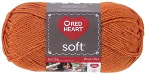 img 2 attached to 🍊 Tangerine Red Heart Soft Yarn