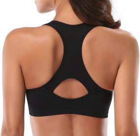 img 1 attached to MIRITY Women Racerback Sports Bras