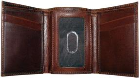 img 2 attached to WEBERS PREMIER LEATHER Trifold Bass Wallet Men's Accessories