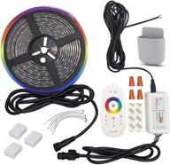 💡 high-quality 12v led light strip boat light kit, 16.4ft rgb+w - waterproof & american owned логотип