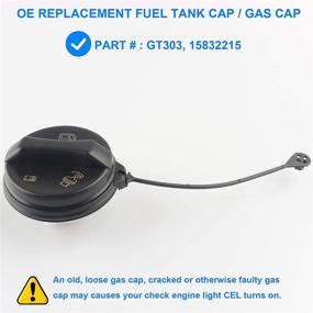 img 3 attached to 🔧 GT303, 15832215 Gas Cap Replacement - Compatible with Chevy Cadillac, Fits 2006-2013 Chevy Corvette, 2005-2011 Cadillac CTS, SRX, STS, and XLR Models