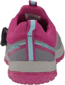 img 2 attached to 👟 Saucony Switchback Running Citron Unisex Girls' Shoes: Versatile Performance for All-Gender Young Athletes