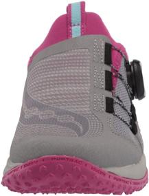 img 3 attached to 👟 Saucony Switchback Running Citron Unisex Girls' Shoes: Versatile Performance for All-Gender Young Athletes