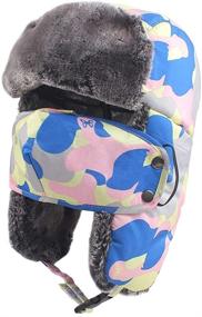 img 4 attached to Windproof Winter Outdoor Accessories for Boys - Trapper Trooper Style