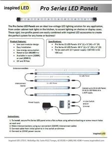 img 2 attached to Super Deluxe Pro Series 21 LED Kit for Under Cabinet Lighting - 24W 12V DC, Pure White 4200K, 135lm/ft (Optional Dimmer - See B00YNQ2DAM)