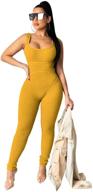 🔥 topsrani: stunning women's bodycon bodysuit jumpsuit for clubbing, workouts, and more! logo