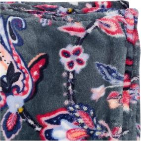 img 3 attached to Vera Bradley Fleece Travel Blanket with Trolley Sleeve: Stay Cozy & Convenient on Your Journeys