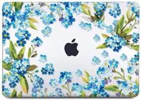 img 2 attached to 👜 Blue Grass Two L Hard Shell Case with Silicon Keyboard Cover for MacBook Air 13 13.3 inch - A1466 A1369: Stylish Protection