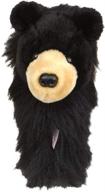 🐻 daphne's black bear headcovers: stylish and protective golf accessories for animal enthusiasts logo