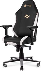 img 4 attached to 🎮 GTRACING ACE Series Big and Tall Gaming Chair - High Back Computer Office Chair, Ergonomic Racing Chair with 4D Armrests, Swivel, Tilt, Rocker, Seat Height Adjustment - White