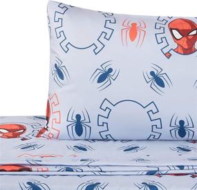 img 2 attached to Marvel Spiderman Spidey Crawl Bed 🕷️ Sheet Set by Amazon Basics: Twin Size