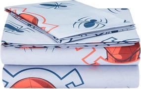img 3 attached to Marvel Spiderman Spidey Crawl Bed 🕷️ Sheet Set by Amazon Basics: Twin Size