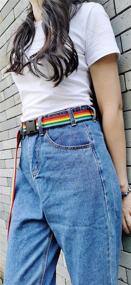 img 1 attached to 👖 Adaptable Waistband: Aibearty Canvas Buckle Belt