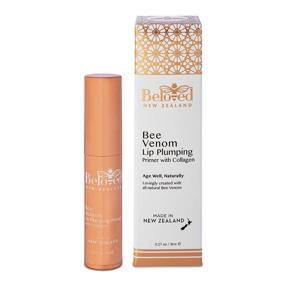 img 4 attached to 🐝 NZ All Natural Bee Venom Lip Plumping Primer - Anti-Aging Collagen Serum for Fuller, Bigger Lips