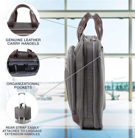 img 2 attached to 🧳 Travelpro Platinum Elite-Slim Business Laptop Briefcase: Perfect for Traveling Professionals