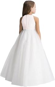 img 3 attached to Stunning Flower Girl Junior Bridesmaid Dresses for Unforgettable Wedding Moments