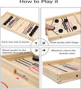 img 1 attached to Wooden Hockey Foosball Winner Double