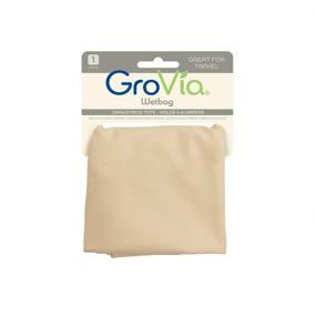 img 1 attached to Арктическая сумка для многоразовых подгузников GroVia с молнией для малышей - идеально подходит для заботливых родителей-экоэнтузиастов.